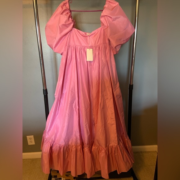 RARE! Dôen Cecelia Dress in Diana Pink BNWT Size M - Picture 3 of 7